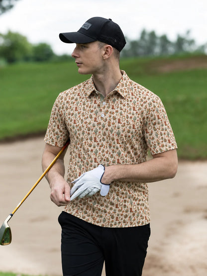 Desert Bloom Western-Poloshirt