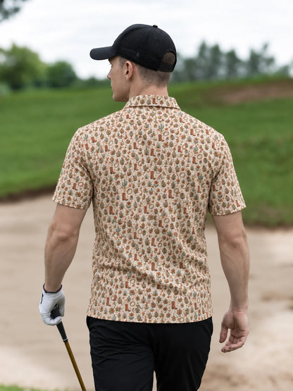 Desert Bloom Western-Poloshirt
