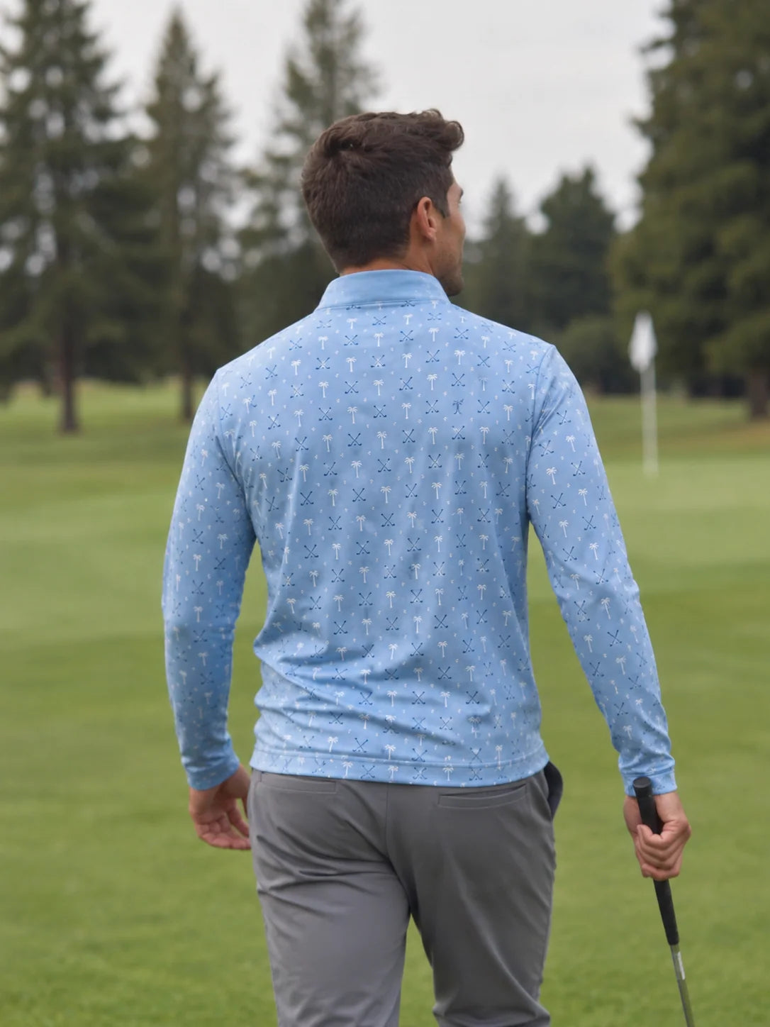 Palm Links Golf Quarter-Zip-Pullover